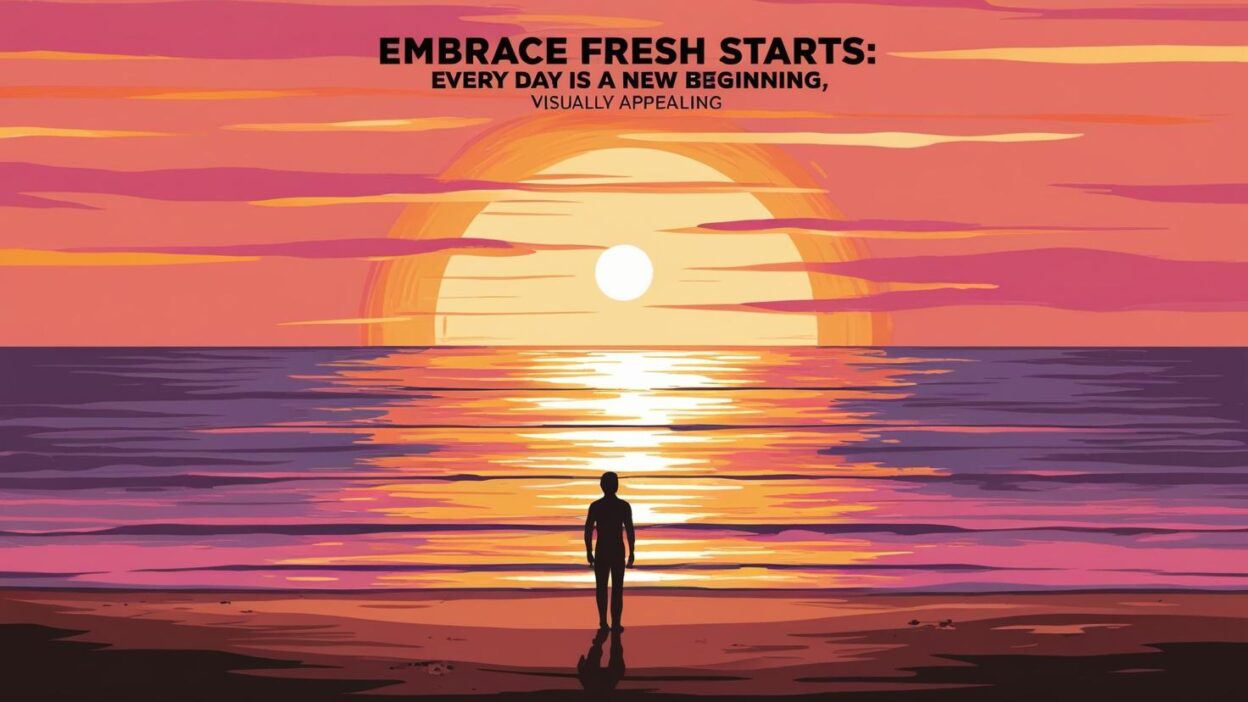 Embrace Fresh Starts: Every Day is a New Beginning