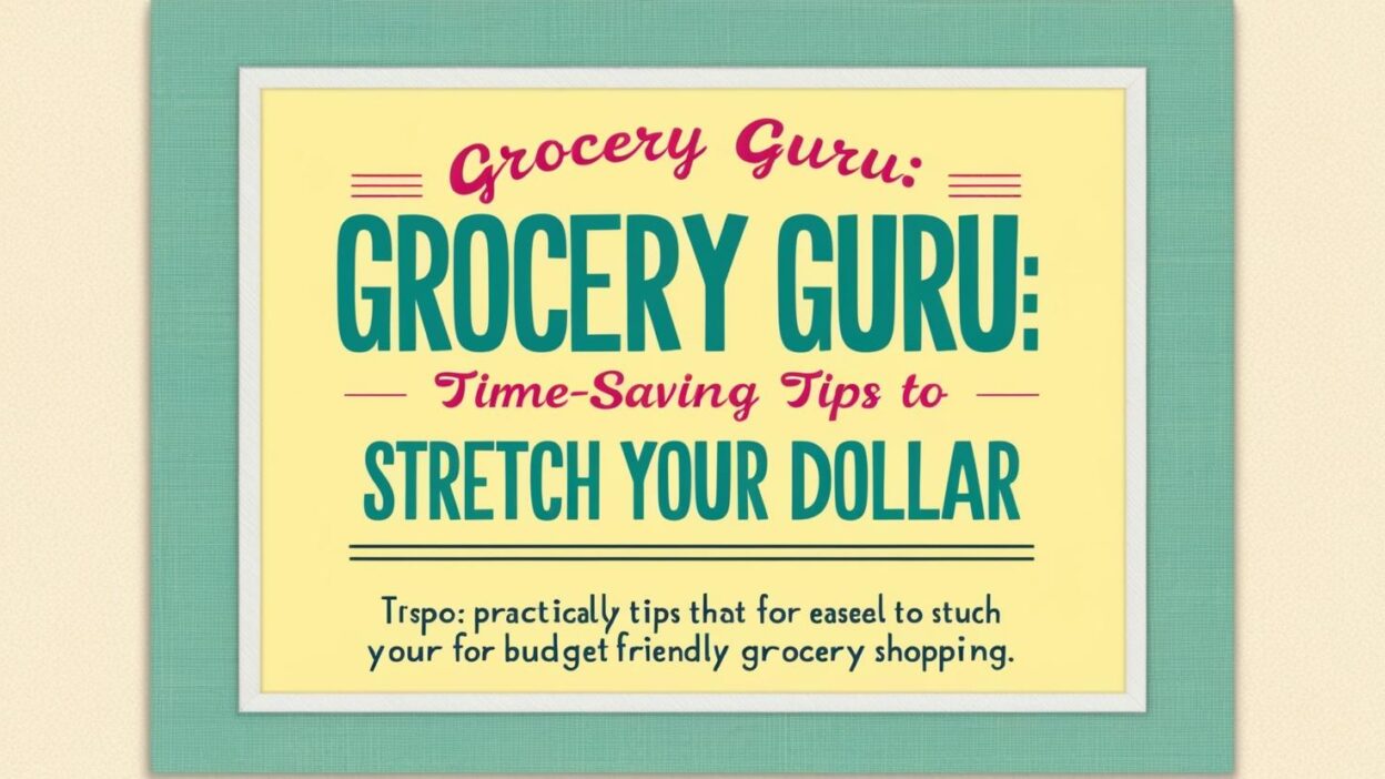 Grocery Guru: Time-Saving Tips to Stretch Your Dollar