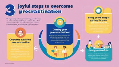 Kick Procrastination: 3 Joyful Steps to Success