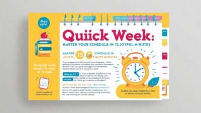 Quick Week: Master Your Schedule in 15 Joyful Minutes