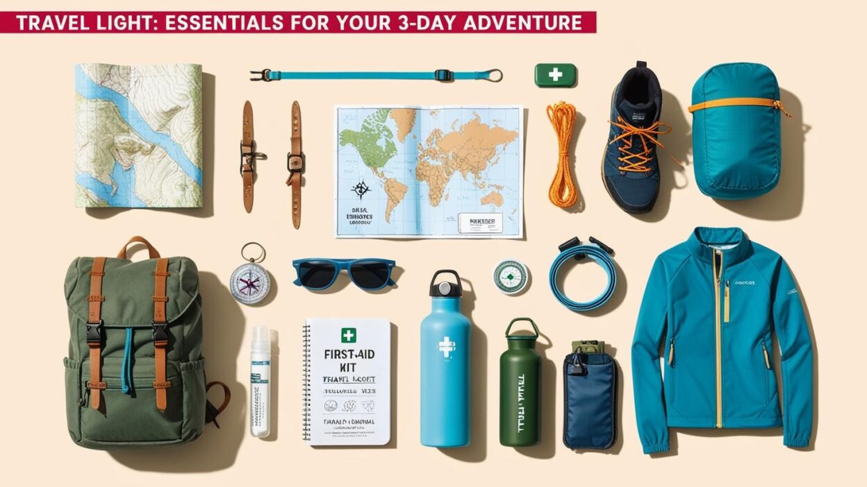 Travel Light: Essentials for Your 3-Day Adventure!