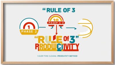 Triple Your Productivity with the Rule of 3 Magic